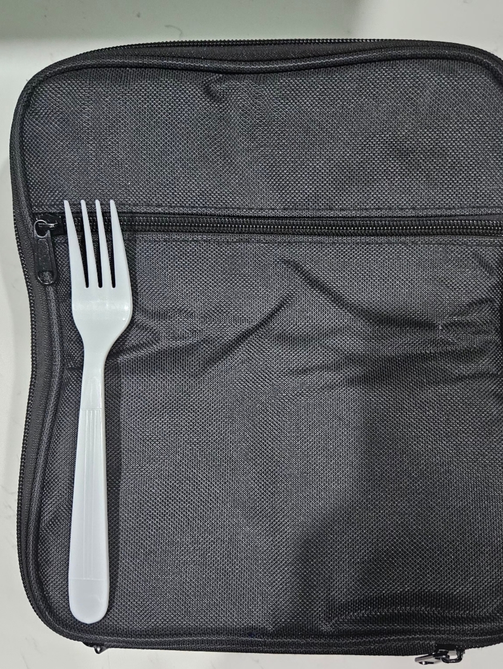 Black Men's Travel Lunch/Toiletry Bag